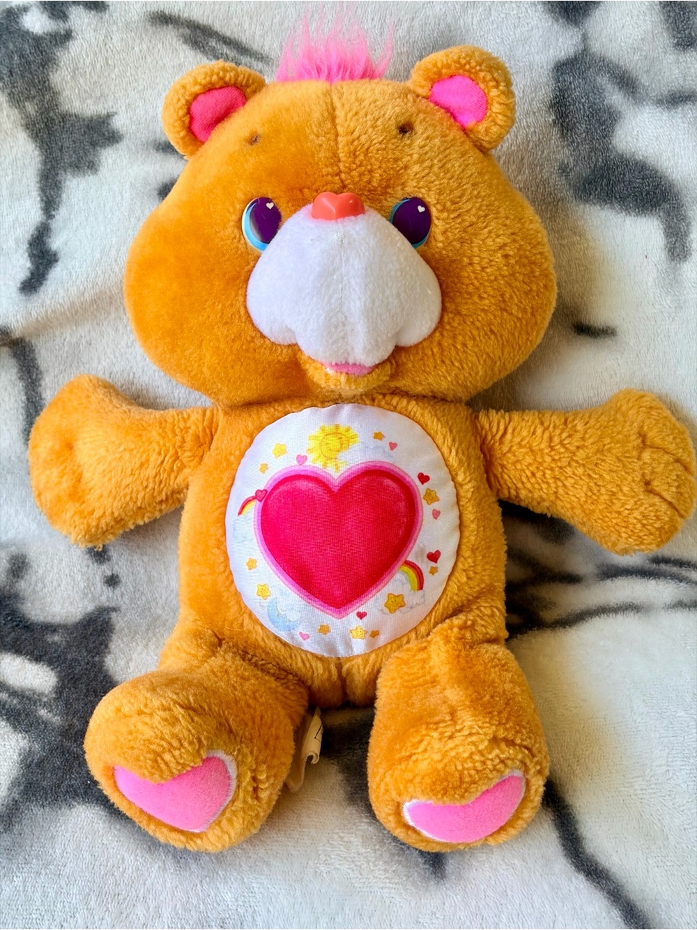 Care Bears (1991) “Environmental" Tenderheart 12” Care Bear Plush by Kenner
